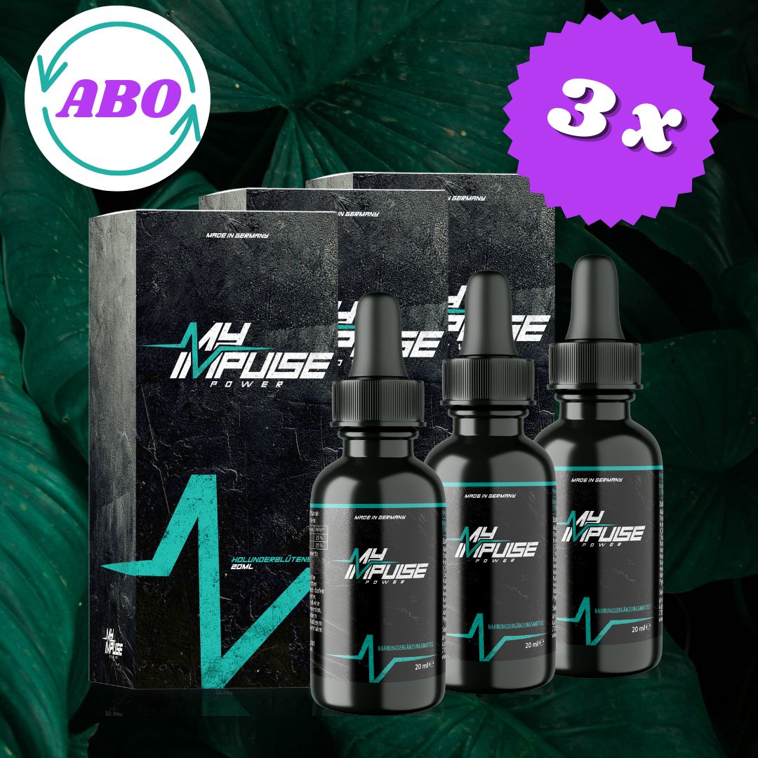 3-pack subscription MyImpulse Power with vitamin B6 and B12
