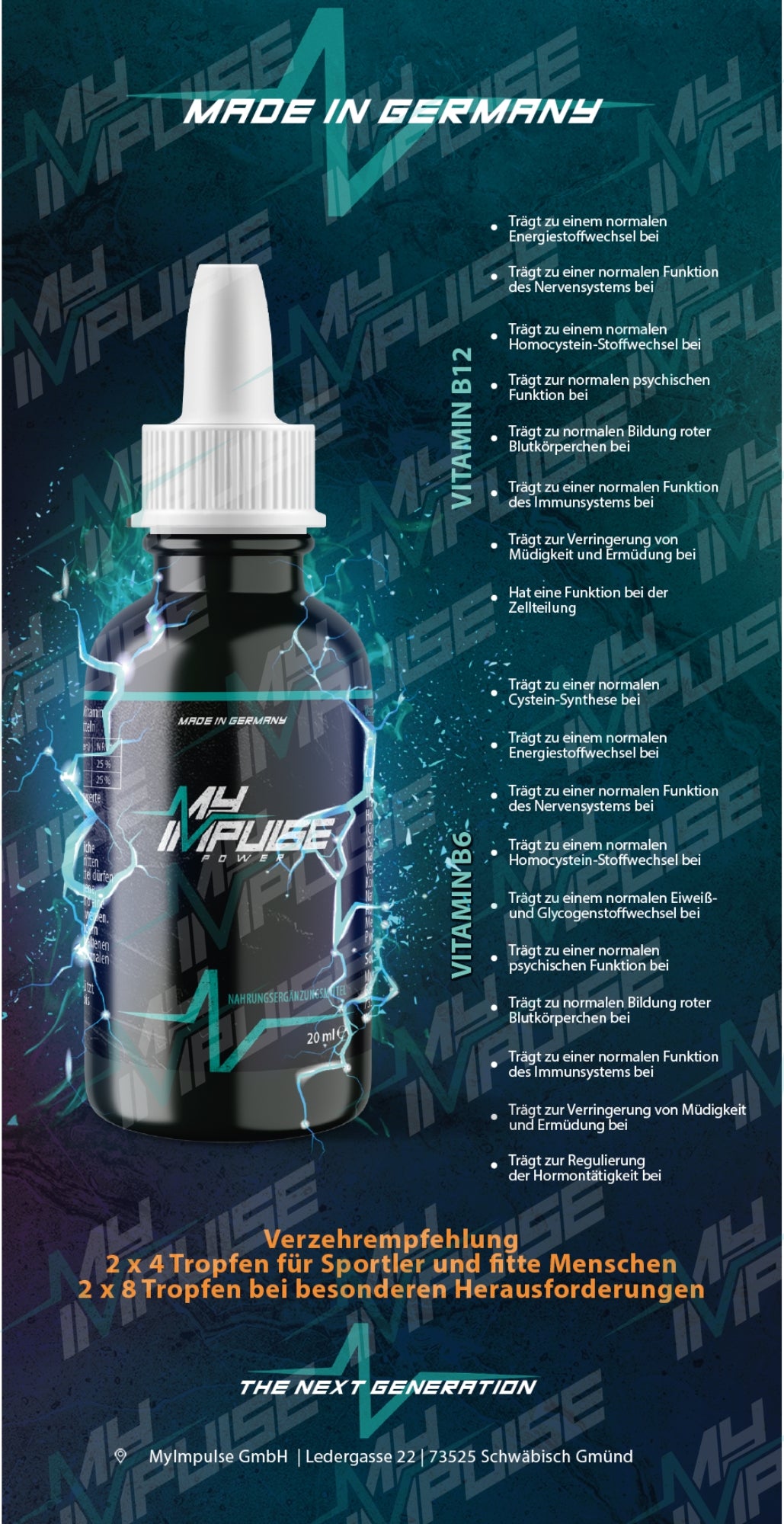 Beipack-Werbeflyer MyImpulse 100er-Bundle