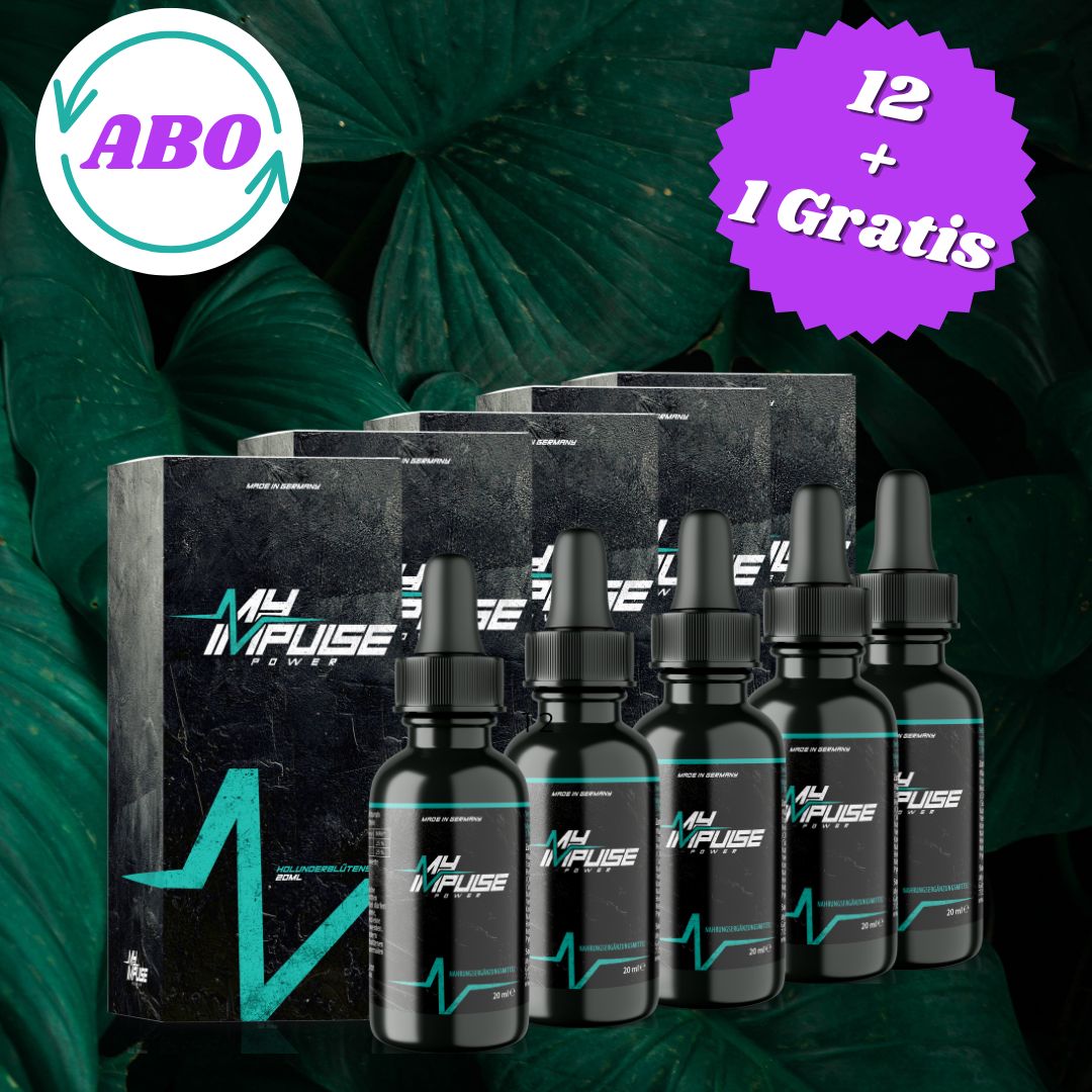 13 bundle subscription MyImpulse Power with vitamin B6 and B12 