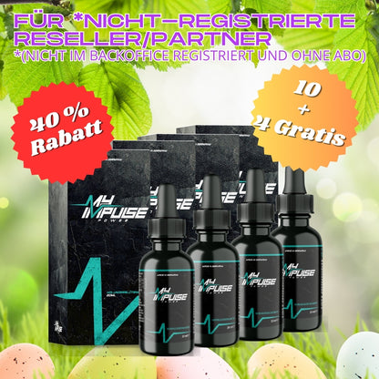 Lot de 20 MyImpulse Power avec vitamines B6 et B12 pour revendeurs/partenaires non enregistrés