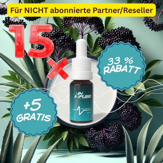 Lot de 20 MyImpulse Power avec vitamines B6 et B12 pour revendeurs/partenaires non enregistrés